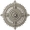 Ekena Millwork Haylynn Ceiling Medallion (Fits Canopies up to 1 1/4"), 29 1/8"OD x 1 1/4"ID x 4"P, Pearl White CM29HYPWS - alternate 1